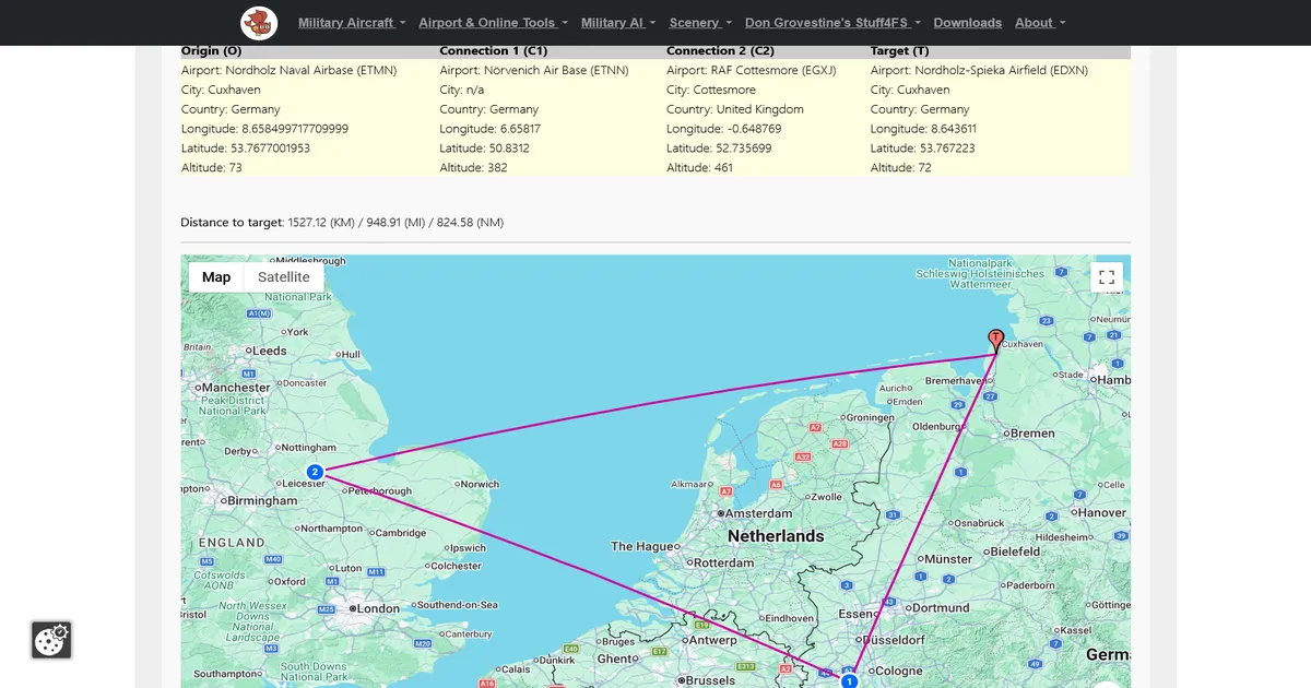 Worldwide Airport Distance Calculator | The Owl's Nest